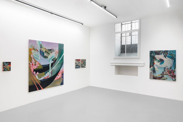 Cl&eacute;ment Bedel, Installation View: final glimmer, first breath, 2025 (Photo by Manuel Carreon Lopez)