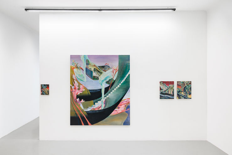 Cl&eacute;ment Bedel, Installation View: final glimmer, first breath, 2025 (Photo by Manuel Carreon Lopez)