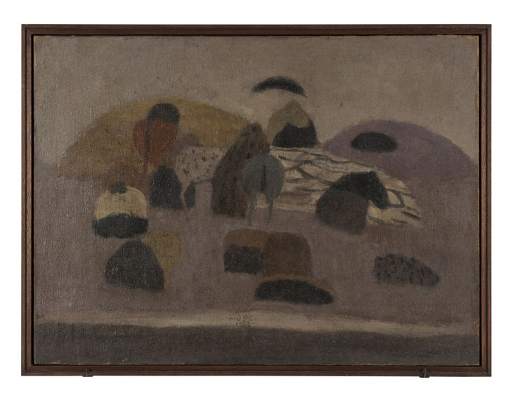 2. Donne dalmate, 1953, olio su tela, cm 60x81