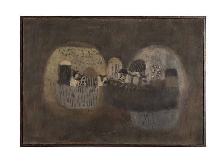 4. Le Bac (Il traghetto), 1953, olio su tela, cm 81x116