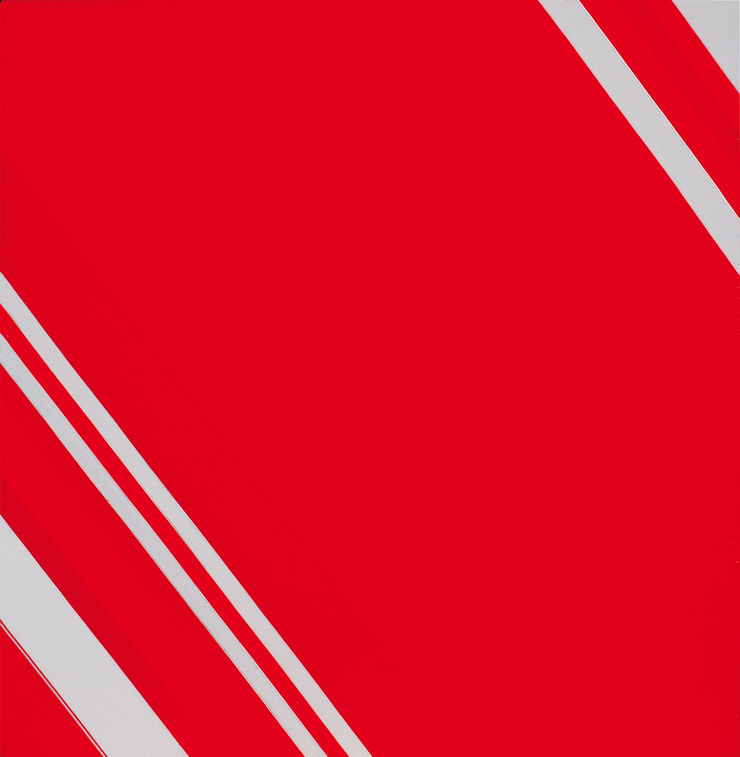 Günter Fruhtrunk, Emotion Et. II, 1973, acrilico su tela, cm 80x79