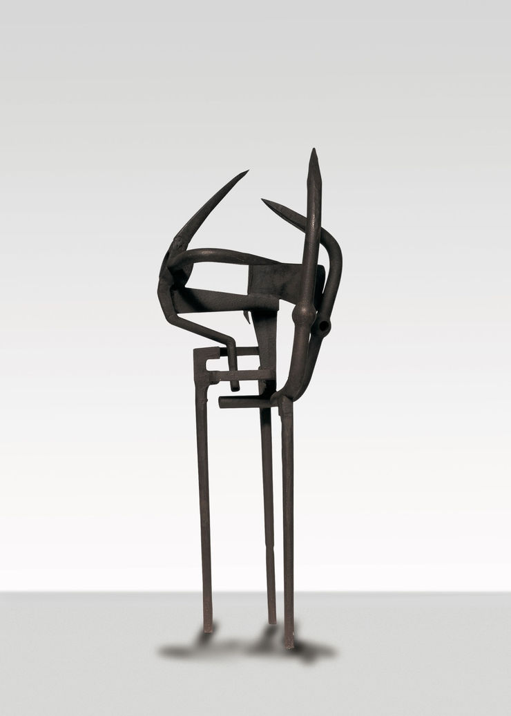 Miguel Ortiz Berrocal, Opus 4 Roma, 1956, ferro forgiato e saldato, cm 118x47x39