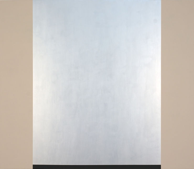 The Way 3, 2016, cm 90X110, cera ad encausto su base di acrilico su feltro su legno