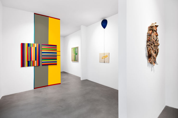 da sinistra: Albano Morandi, Faust Cardinali, Aldo Mondino