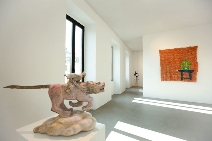 da sinistra: Liu Ruowang, Miguel Berrocal, Serge Attukwei Clottey