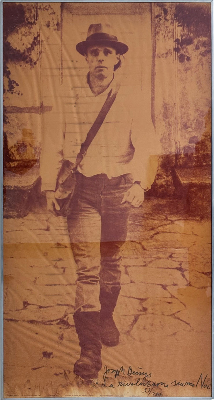 Joseph Beuys La rivoluzione siamo Noi, 1972 diazotipo con aggiunte di timbri in gomma cm 191,5x100, 7