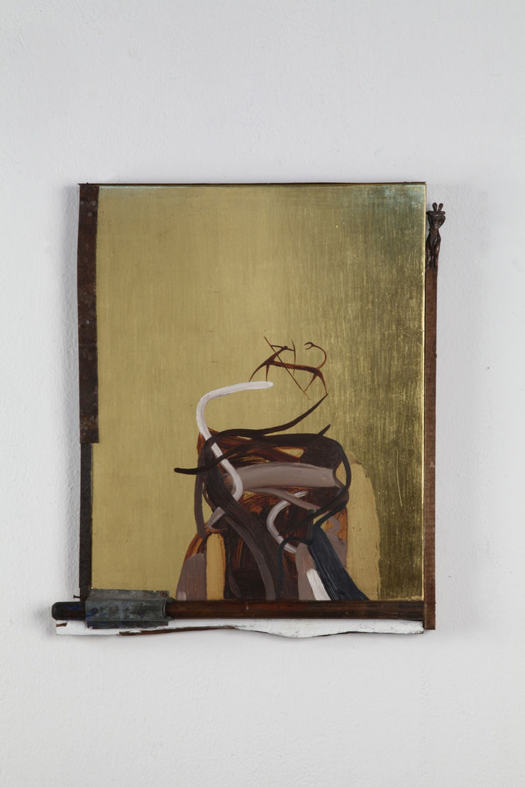 Il gambo dei fiori, 2010, tecnica miista, cm 54X43X5