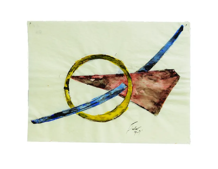 11. Untitled 7/71, 1971, tecnica mista, cm 21X28