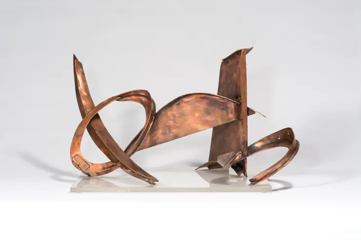 Lenox I, 1975, rame | copper, cm 25,4X46,3X26,8