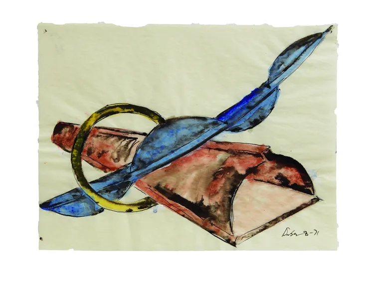 16. Untitled 8/71, 1971, tecnica mista, cm 21X28