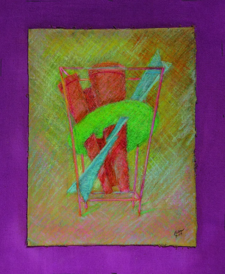 27. Untitled 7/77, 1977, tecnica mista, cm 44X33,5