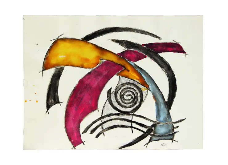 39. Untitled, 1985, tecnica mista, cm 46X61