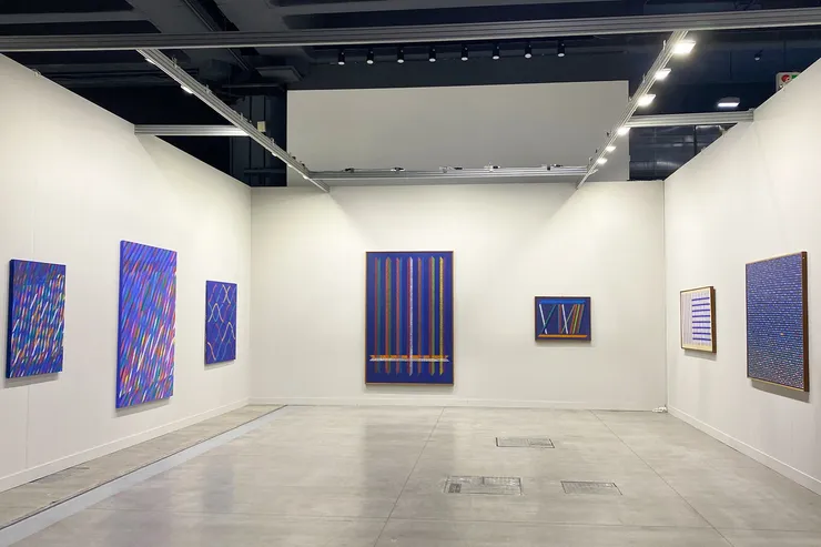 MIART 2021, Piero Dorazio / L’eleganza del Blu grandi formati dal 1965 al 1989