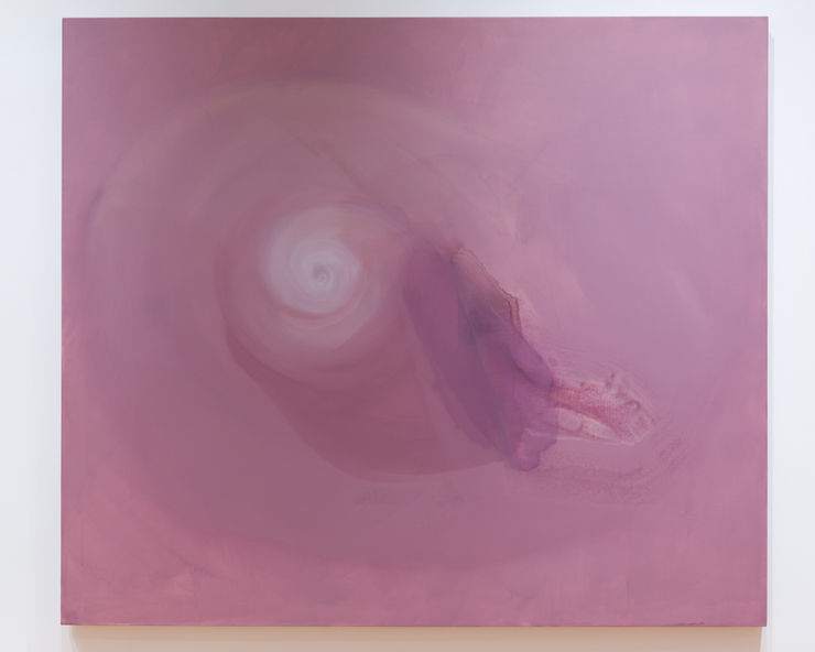 Rose Sea (she answered without words), 2020 62"x 72" acrylic on linen