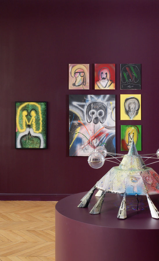 Installation View of Door to the Cosmos, 2025. Photo by Pauline Assathiany. Courtesy of the artists and Mariane Ibrahim.