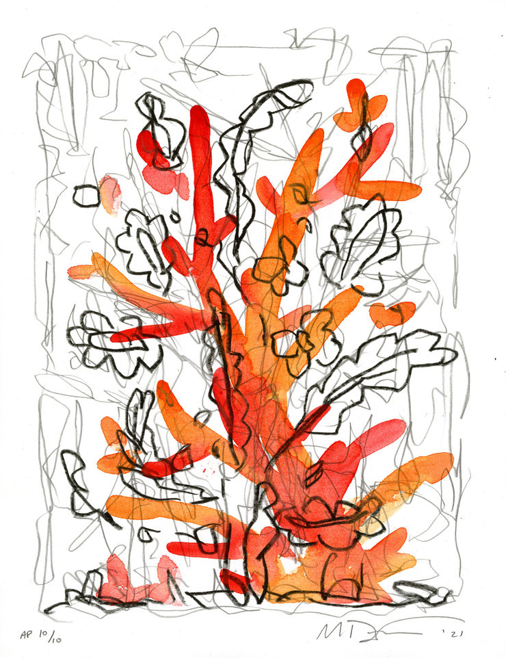 2021 09 22 24 Ap 010 Untitled Artist S Proof 10 Of 10 2021 Indigo Print And Watercolor On Mohawk Superfine 100 Pound Paper 11 X 8 5 Inches 2500 Pixels Tall