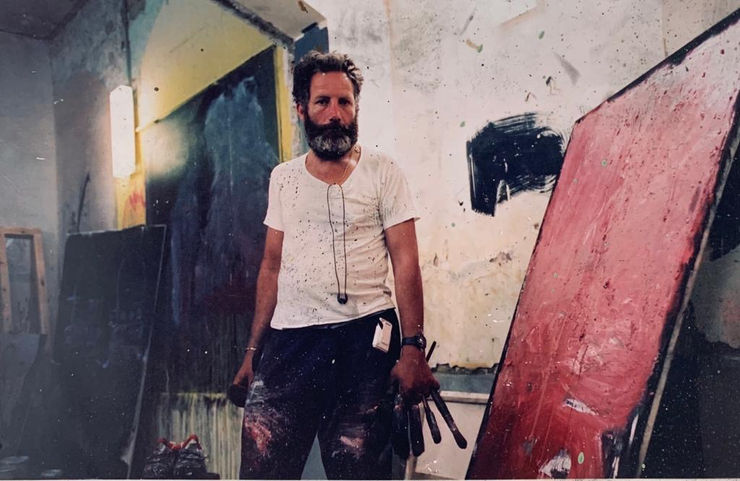 Norman Hyams: Vermilion Tablecloth