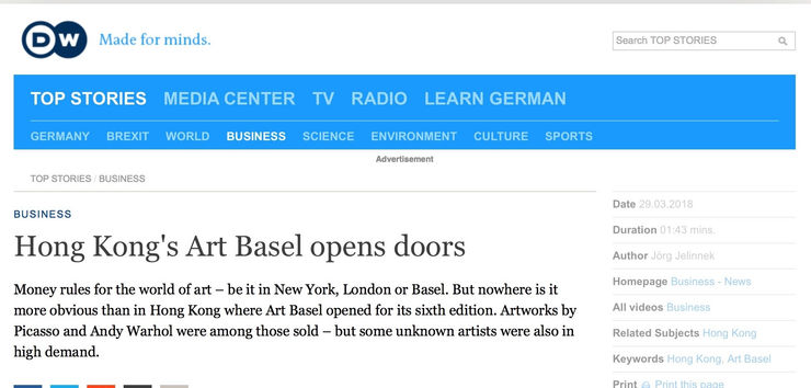 Hong Kong’s Art Basel opens doors