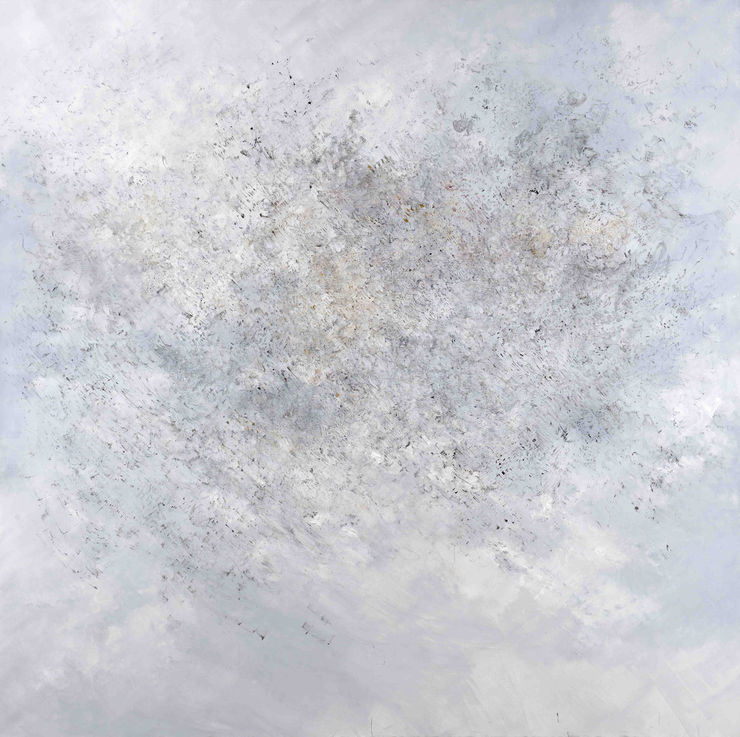 untitled 2015, oil and ink on canvas, 183x185cm