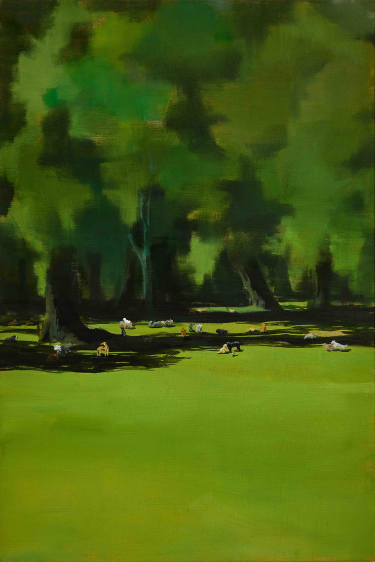 Ruofan Chen, Liz with her friends II, 2022