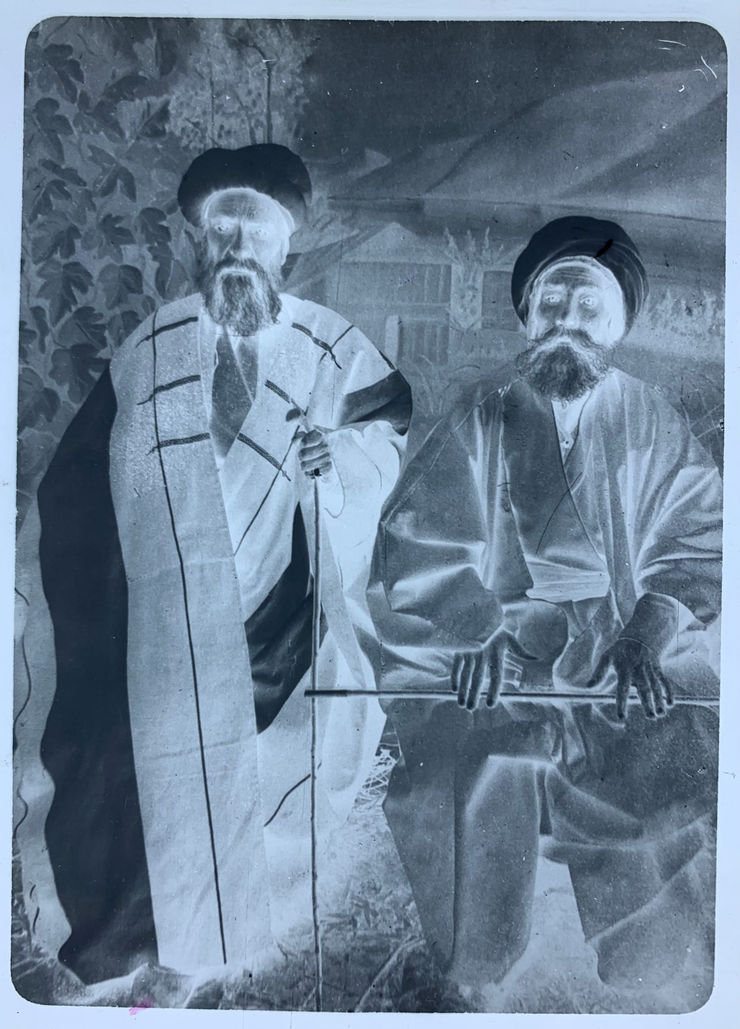 Not known, Two Zaroastians, Late 19th Century, early 20th century