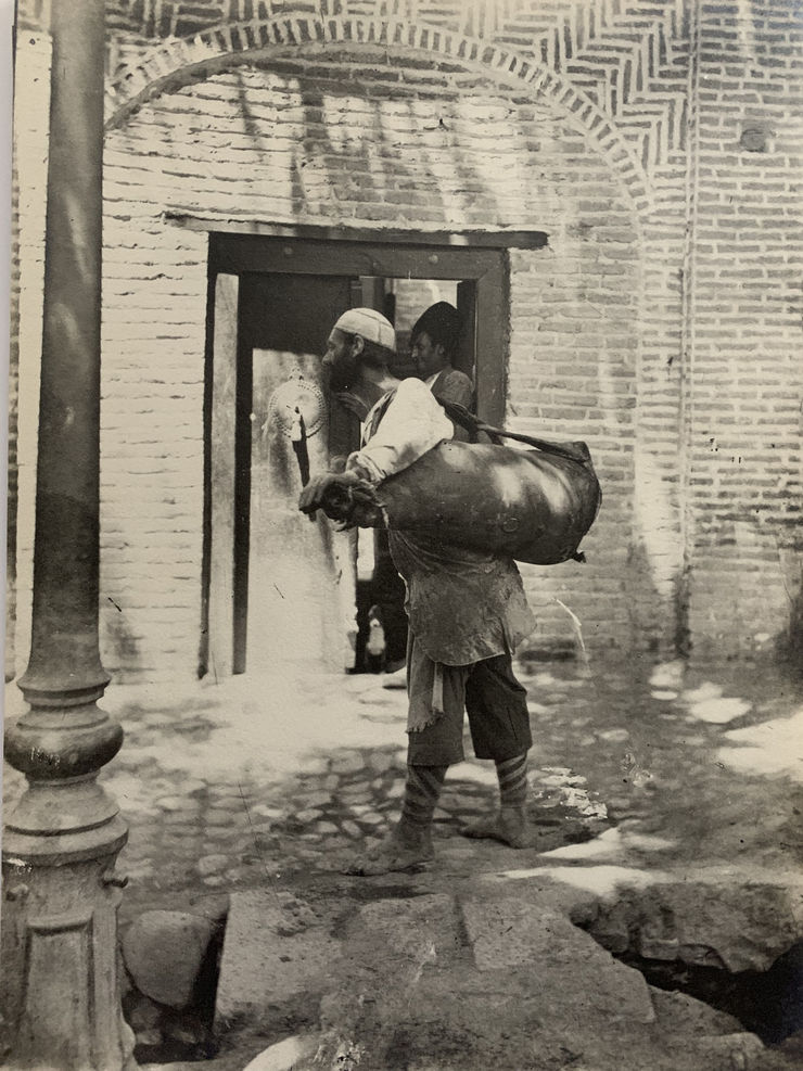 Antoin Sevruguin, A water carrier ("Saqa"), Late 19th Century