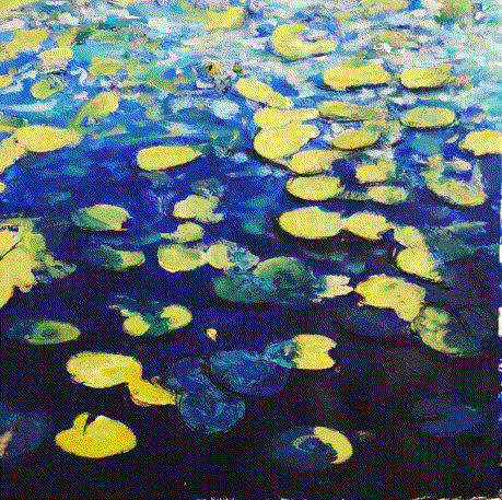 Shabs Beigh, Monet's Pond (Autumn) 2 - Original , 2019