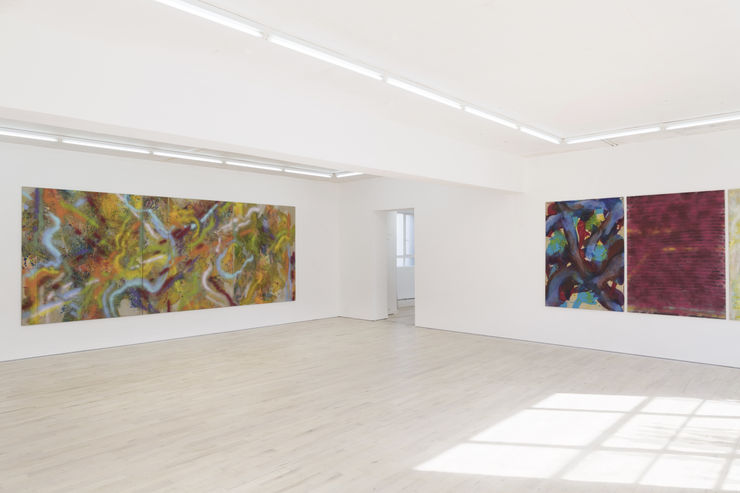 Tyra Tingleff Grinding Your Teeth To Keep Out The Wind Installation View The Sunday Painter 2016 1