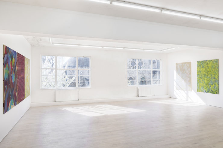 Tyra Tingleff Grinding Your Teeth To Keep Out The Wind Installation View The Sunday Painter 2016 5