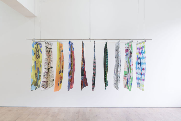 Danilo Correale Boosted, 2014 Organic print on synthetic silk 100 x 100 cm (x 10)