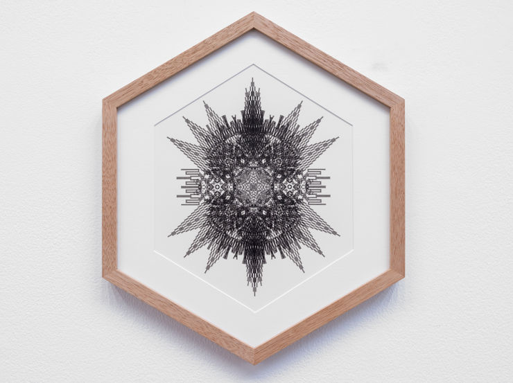 Nima Nabavi Dream Within a Dream, 2025 Archival Ink on paper 11¾ x 9⅞ in. 30.00 x 25.00 cm 19 3/4 x 16 1/2 x 1 1/8 in. (framed) 50.00 x 42.00 x 3.00 cm (framed)