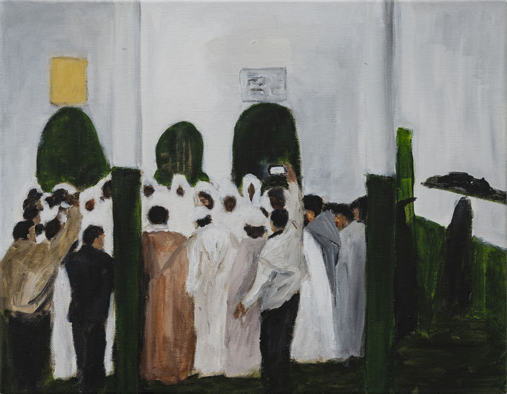 Anuar Khalifi Thursday, 2023 Acrylic on Canvas 33.00 x 43.00 cm.