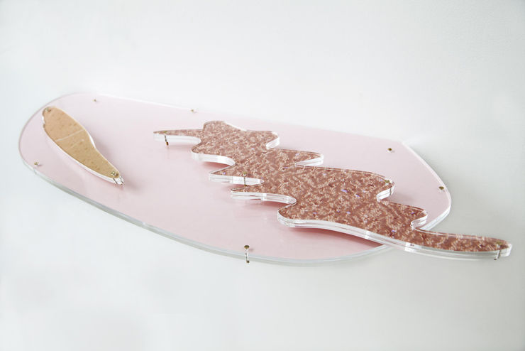 Sara Naim, Waves, 2018, C-Type Digital Print, Plexiglass and Wood, 70 x 30 cm