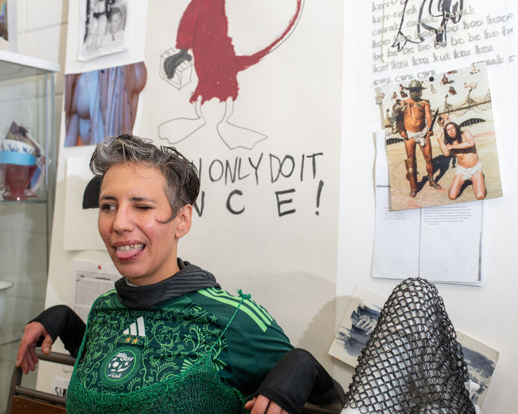 Sophia Al-Maria, photographed by Saffron Liberty for Elephant.