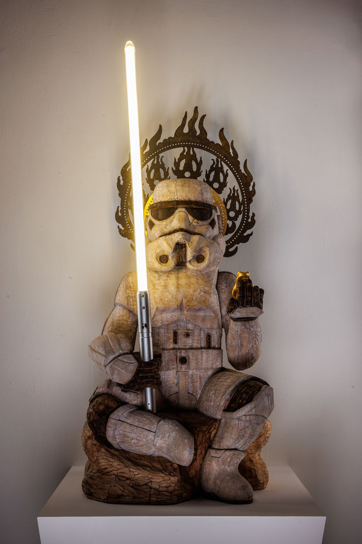 楊茂林, 風暴白武天, 2021 Yang Mao-Lin,Stormtrooper Deva, 2021