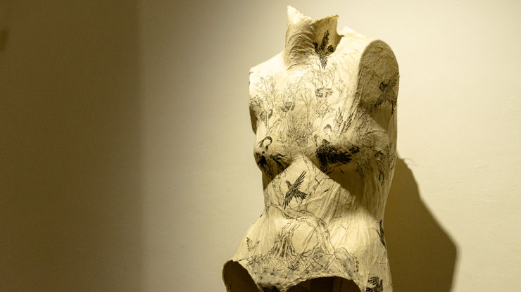 藝術家彭薇現正於香港浸會大學參展「墨夬：性別鏡像」, 藝術家新聞