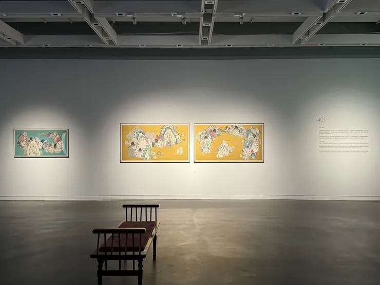 藝術家袁慧莉現正於高雄市立美術館舉辦個展「元漱＿袁慧莉的身・筆・墨」