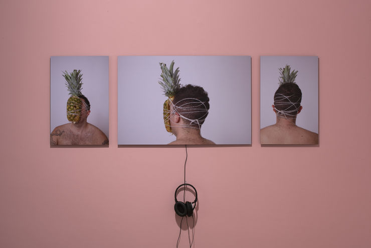 Ian Dele N S Mask Of Truth Body Of Lies 2016 Digital Prints On Harman Crystaljet Paper 53 X 35Cm And 53 X 80Cm Sylvain Deleu