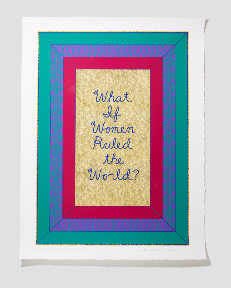 Judy Chicago at Zane Bennett Gallery