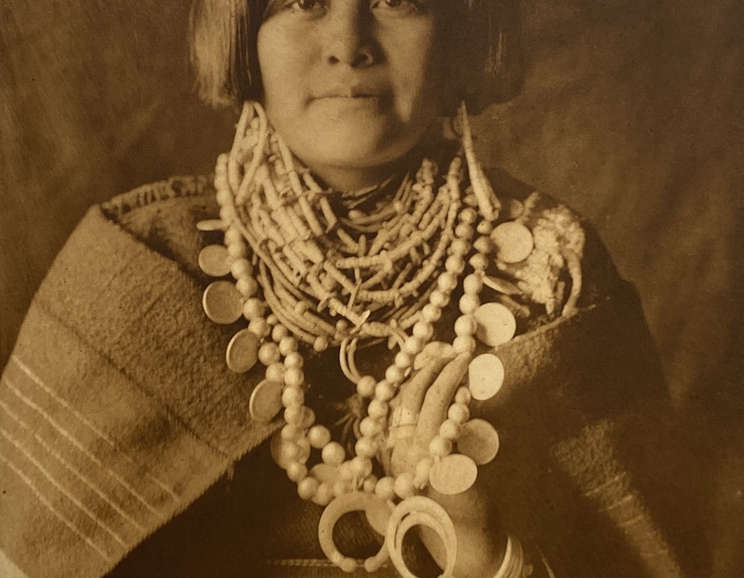 Edward S. Curtis - <em>Flute dancers at Tureva spring</em>, 1921