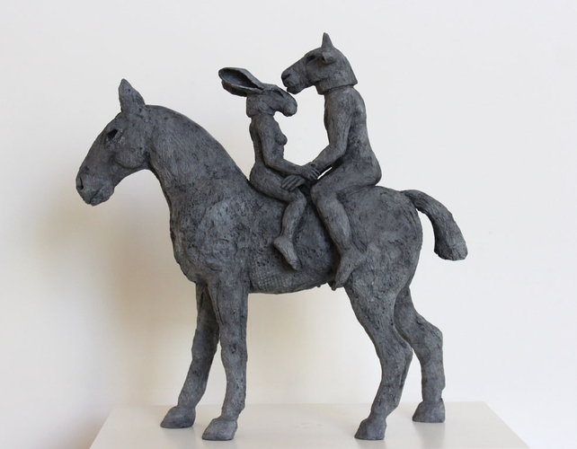 Sophie Ryder Lovers on Horseback