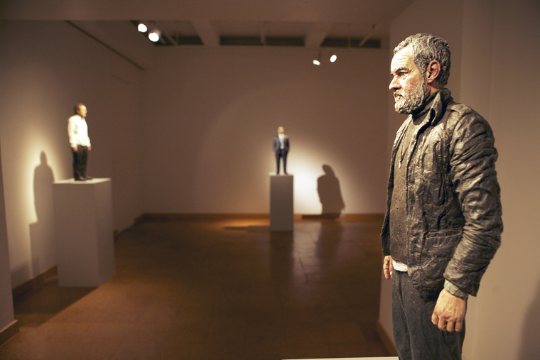 Sean Henry Sculpture, Forum Gallery, New York 2010