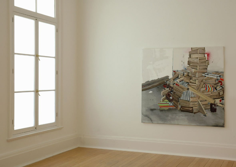 <div style="color: #a6a6a6; font-family: CallunaRegular, Georgia, serif; font-size: 13px; background-image: initial; background-attachment: initial; background-origin: initial; background-clip: initial; background-color: #ffffff; line-height: 20px; outline-width: 0px; outline-style: initial; outline-color: initial; padding: 0px; margin: 0px;"> <p style="padding: 0px; margin: 0px;">Installation view, Thomas Dane Gallery</p> </div>