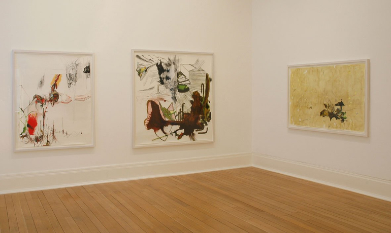 <div style="color: #a6a6a6; font-family: CallunaRegular, Georgia, serif; font-size: 13px; background-image: initial; background-attachment: initial; background-origin: initial; background-clip: initial; background-color: #ffffff; line-height: 20px; outline-width: 0px; outline-style: initial; outline-color: initial; padding: 0px; margin: 0px;"> <p style="padding: 0px; margin: 0px;">Installation view, Thomas Dane Gallery</p> </div>