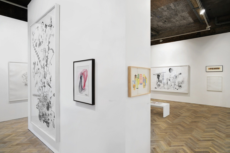 <p>Installation view, Thomas Dane Gallery</p>