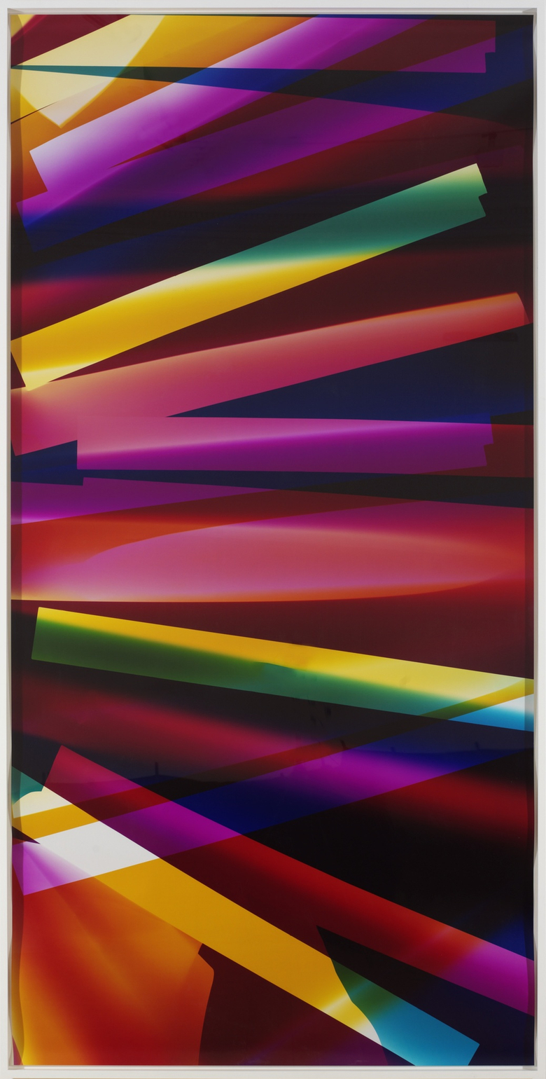 Six Magnet, Three Color Curl (CMY: Irvine, California, September 6th 2009, Fuji Crystal Archive Type C)