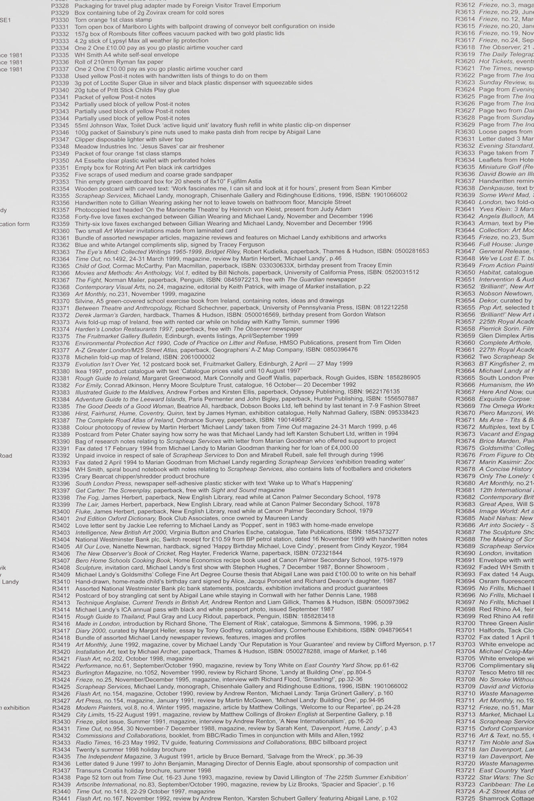 Break Down Inventory