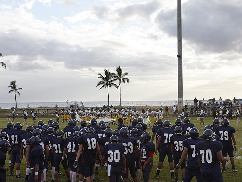 Football Landscape #17 (Waianae vs. Leilehua, Waianae, HI) (from 'High School Football')