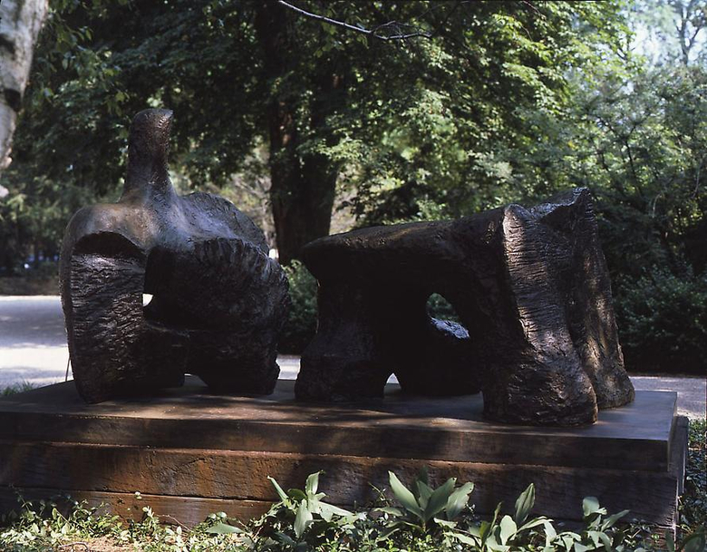 Two Piece Reclining Figure No. 2, 1960