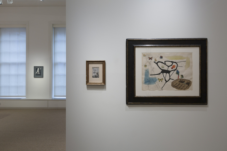 Installation image of the exhibition The Ends of Collage, London.  Photo: Will Amlot Photography.